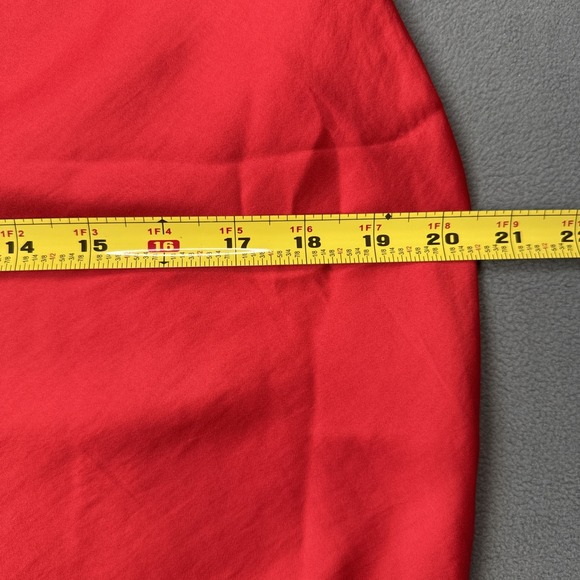 Bardot Slip Dress Satin Midi Cowl Neck Neiman Marcus NWT Sz Large 10 Red‎ - Picture 10 of 16